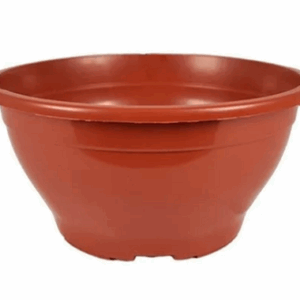 Vaso Cuia Marrom Plastico