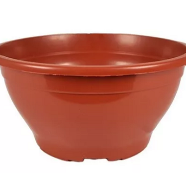 Vaso Cuia Marrom Plastico